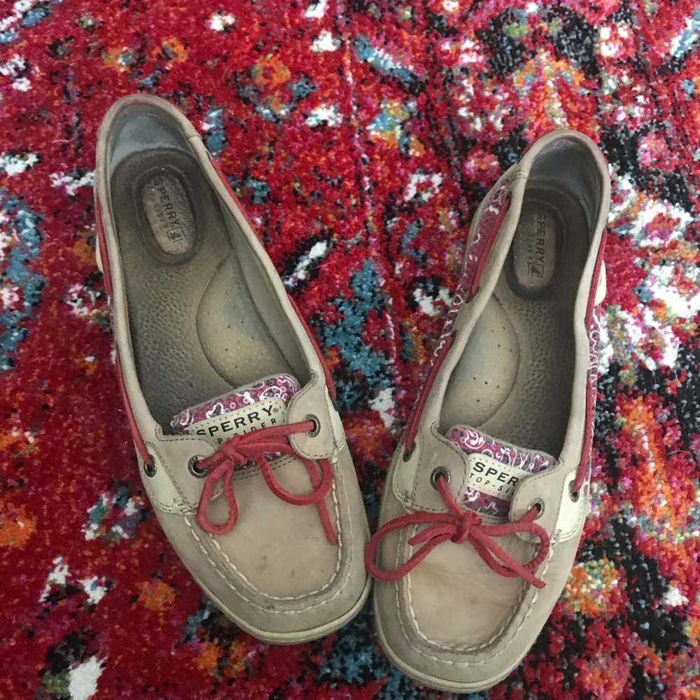 Sperry Angelfish Bandana Sequin Boat Shoes